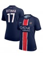 Paris Saint-Germain Vitinha #17 Domácí Dres pro Dámské 2024-25 Krátký Rukáv